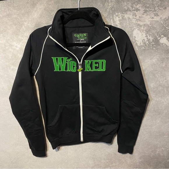 Wicked Jacket Womens Sz Small Black Green Broadway Theatre Musical Play Witch Oz - Picture 1 of 13
